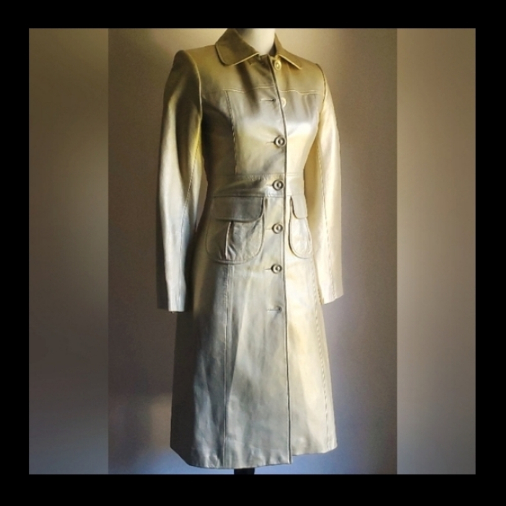 Laundry by Kelli Segal leather coat